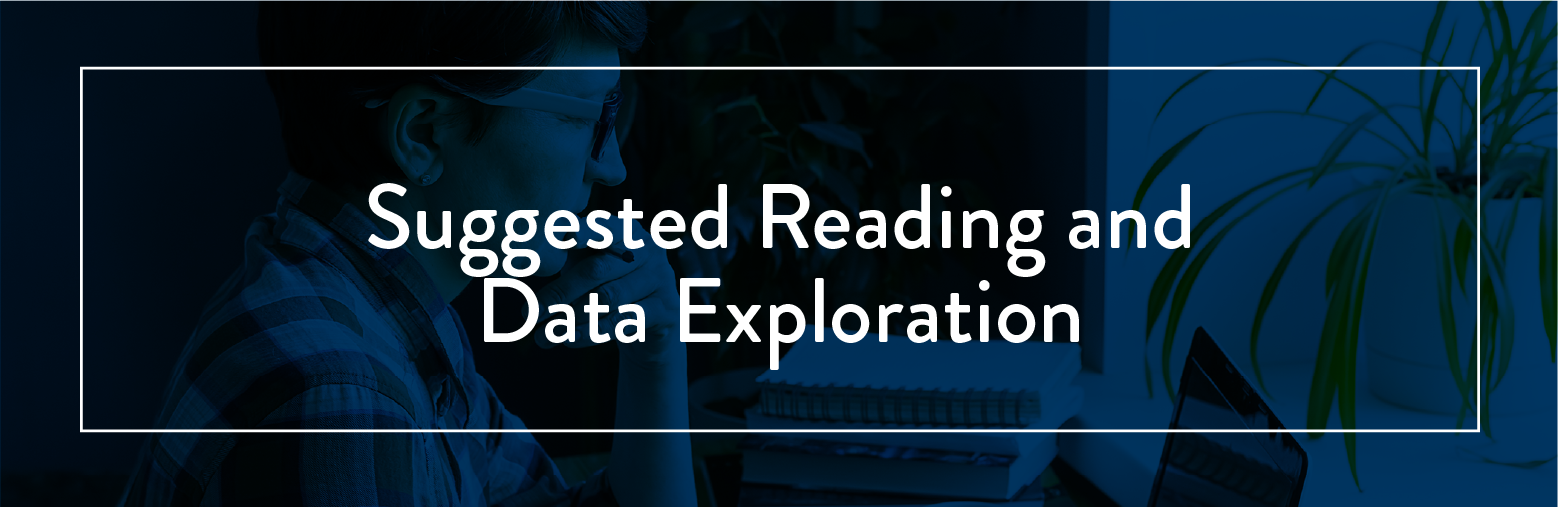 Suggested Reading and Data Exploration