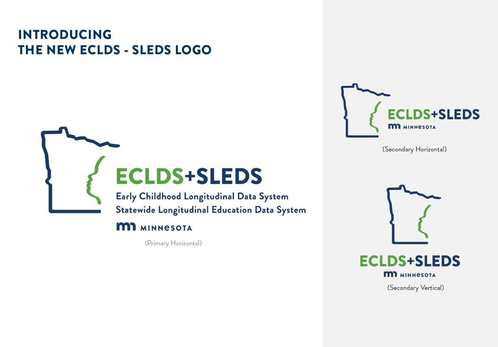 Image of logo: Early Childhood Longitudinal Data System + Statewide Longitudinal Education Data System - Minnesota